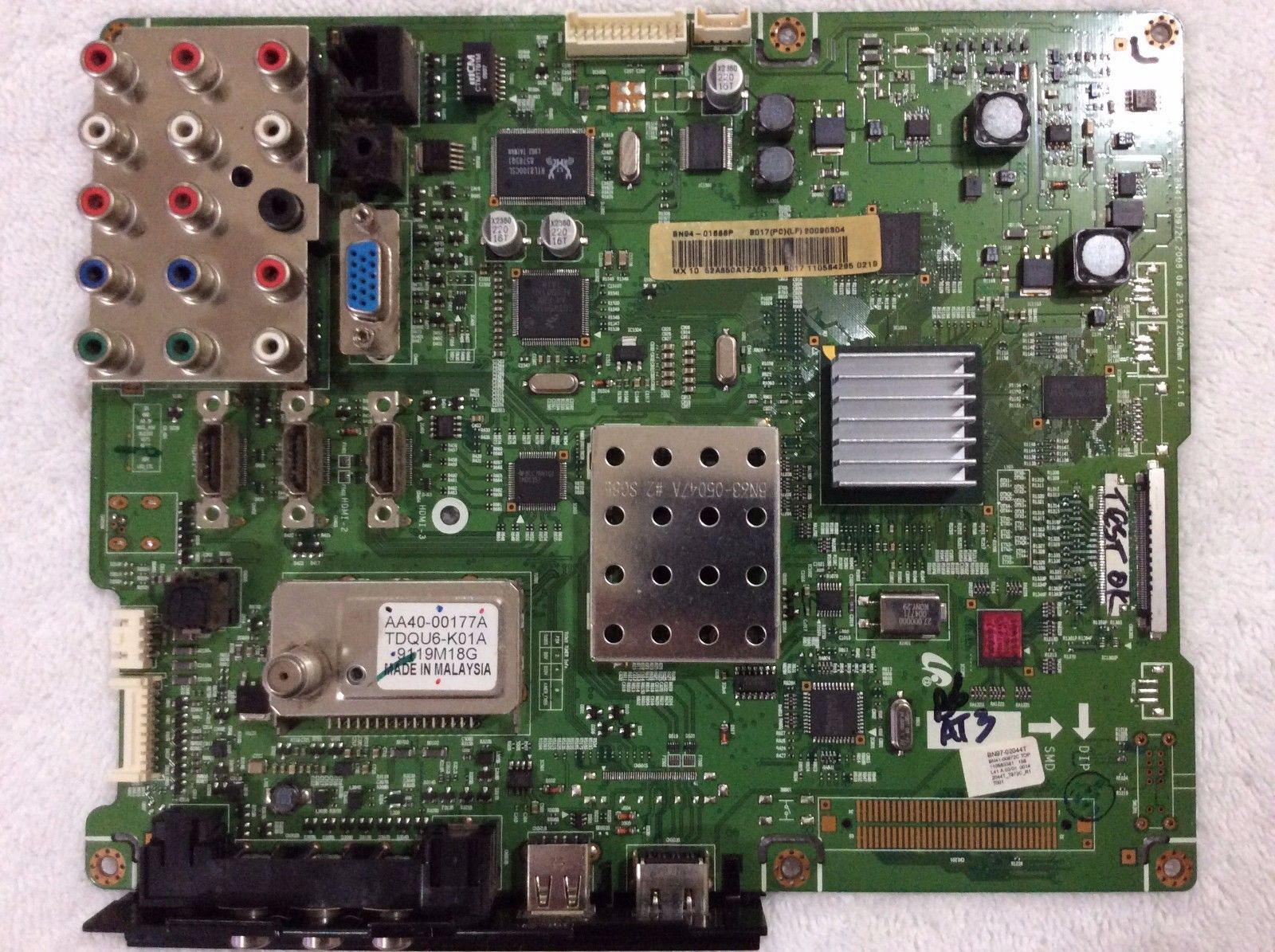 Samsung BN94-01666P (BN41-00972C) Main Board for LN52A650A1FXZA